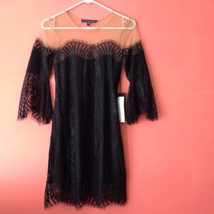 For Love & Lemons belle lace mini dress